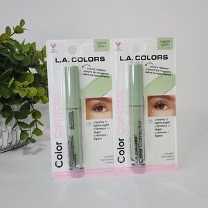 L.A. Colors Green Color Corrector Concealer C62219 Covers Redness ~ Lot of 2
